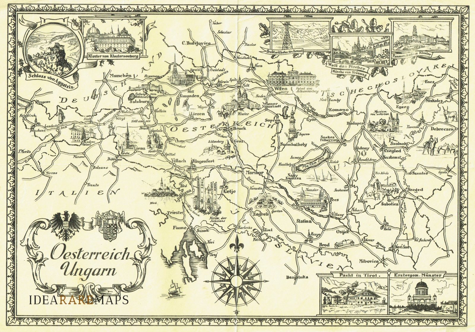 Oesterreich Ungarn - Idea Rare Maps